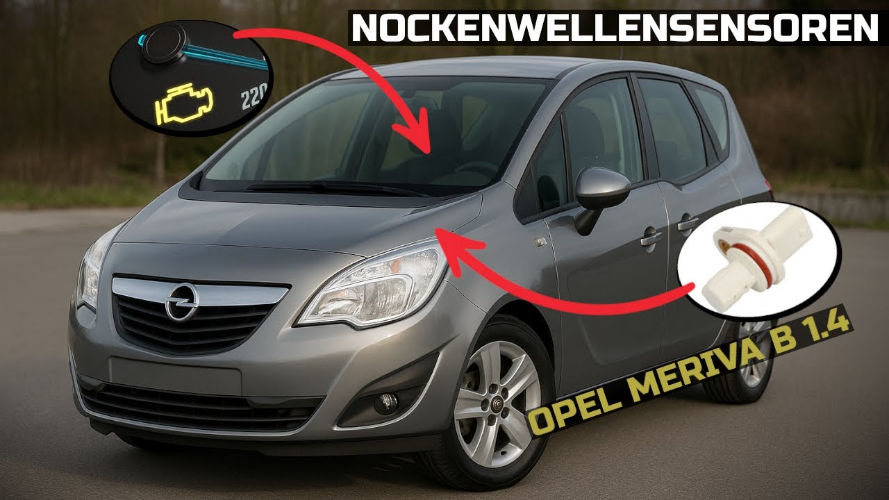 Nockenwellensensor Opel Meriva B 1.4 - Austauschen selbst gemacht, so geht's! #car #tutorial #diy