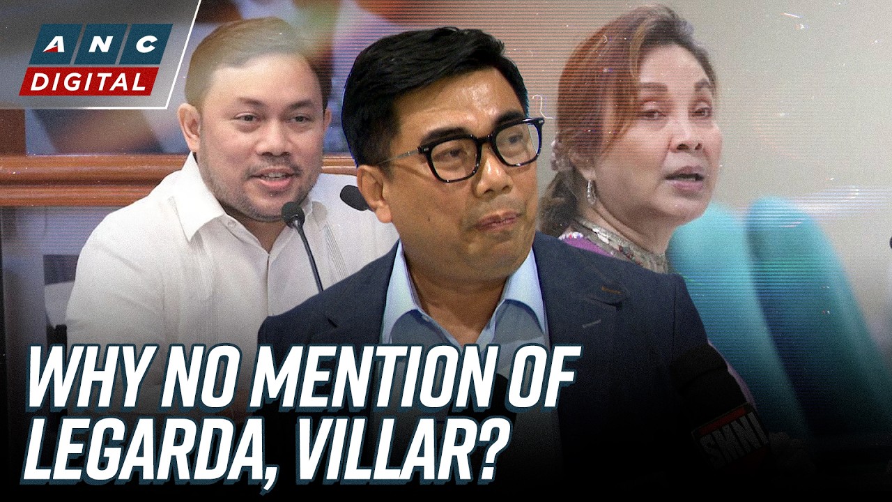 Why Legarda, Villar not mentioned? Matibag questions Marcoleta's flood control probe | ANC