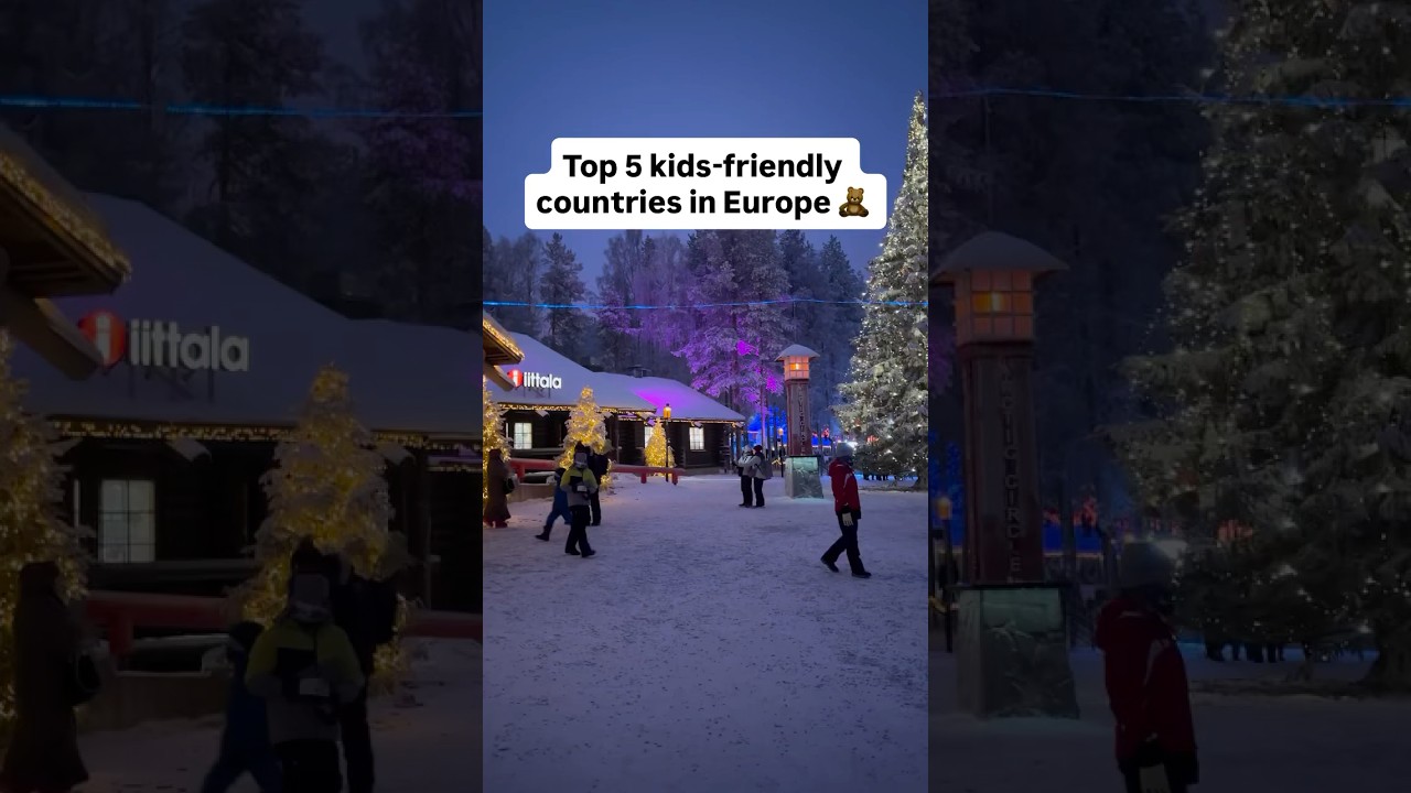 Top 5 kids-friendly countries in Europe #travelwithkids #travelwithfamily #europe #travel