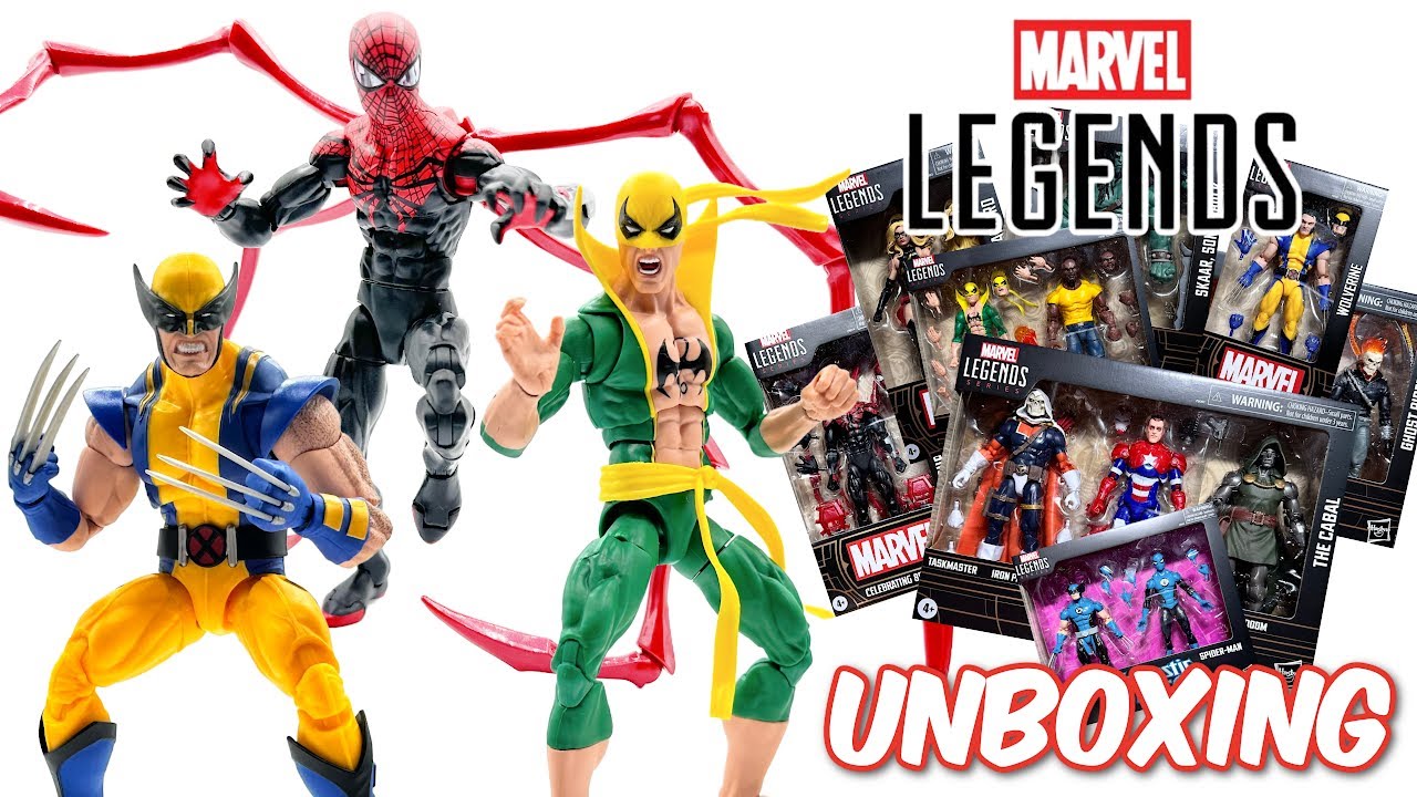 ГРАНДИОЗНАЯ распаковка легенд Marvel! Человек-паук! Росомаха! Призрачный гонщик и многое другое!