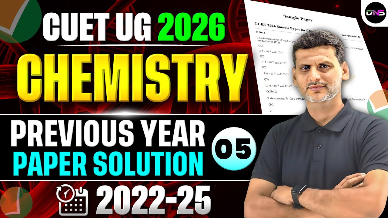 Cuet Chemistry Previous Year Question Paper| CUET 2026 Chemistry Preparation| Coordination Compounds