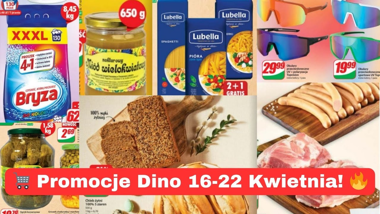 Najnowsze Promocje w Dino! 16–22 Kwietnia – Sprawdź, Co Warto Kupić! 🛒🔥