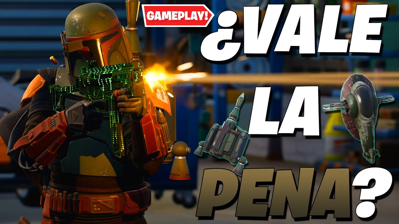 ¿VALE LA PENA COMPRAR LA SKIN DE BOBA FETT? | Fortnite: Battle Royale (GAMEPLAY Y REVIEW)