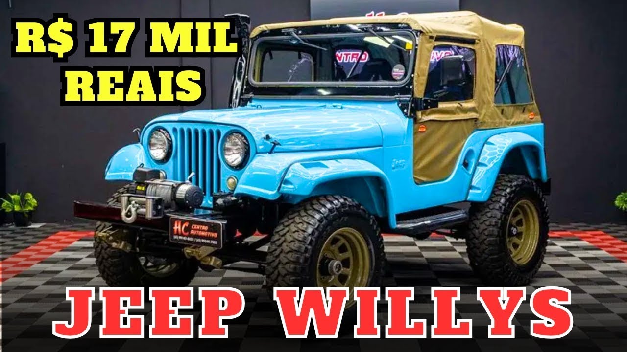 JEEP WILLYS À VENDA POR APENAS 17 MIL REAIS