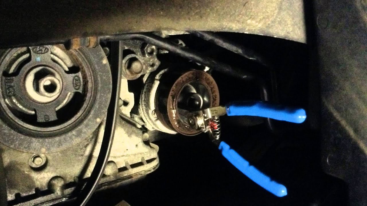 AC Compressor Clutch and Coil Replacement: Kia Sedona