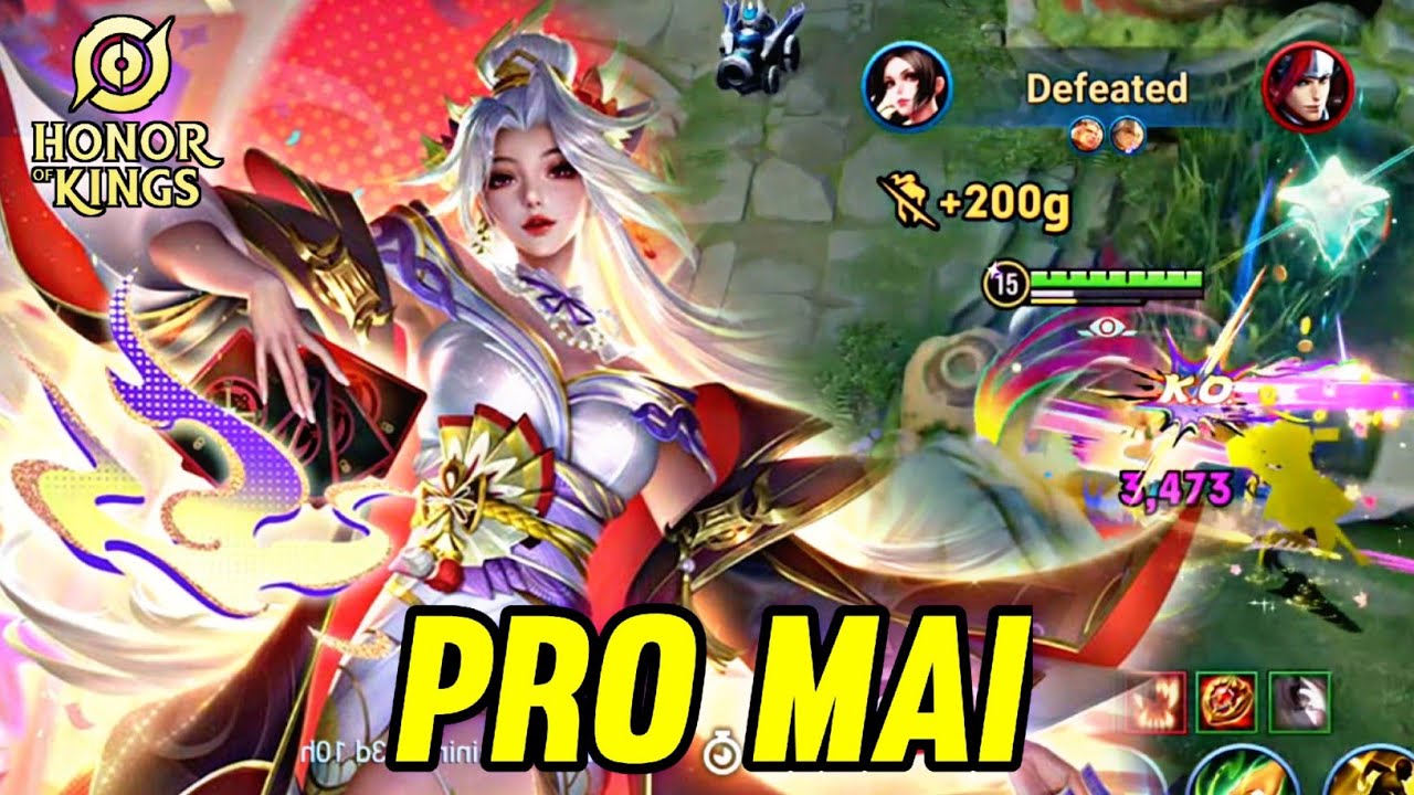 HOK : MAI SHIRANUI GAMEPLAY | PRO MAI - HONOR OF KINGS
