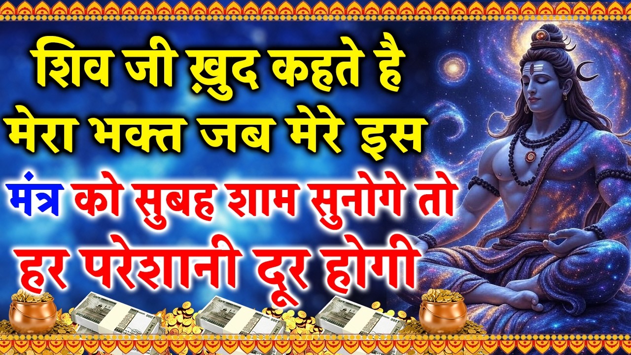 इस पावन रात करें महादेव के चमत्कारी मंत्र का जाप और पाएँ सुख | #Mahashivratri #ShivMantra