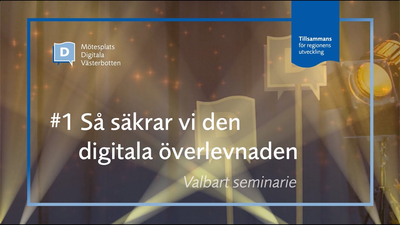 #1 Så säkrar vi den digitala överlevnaden