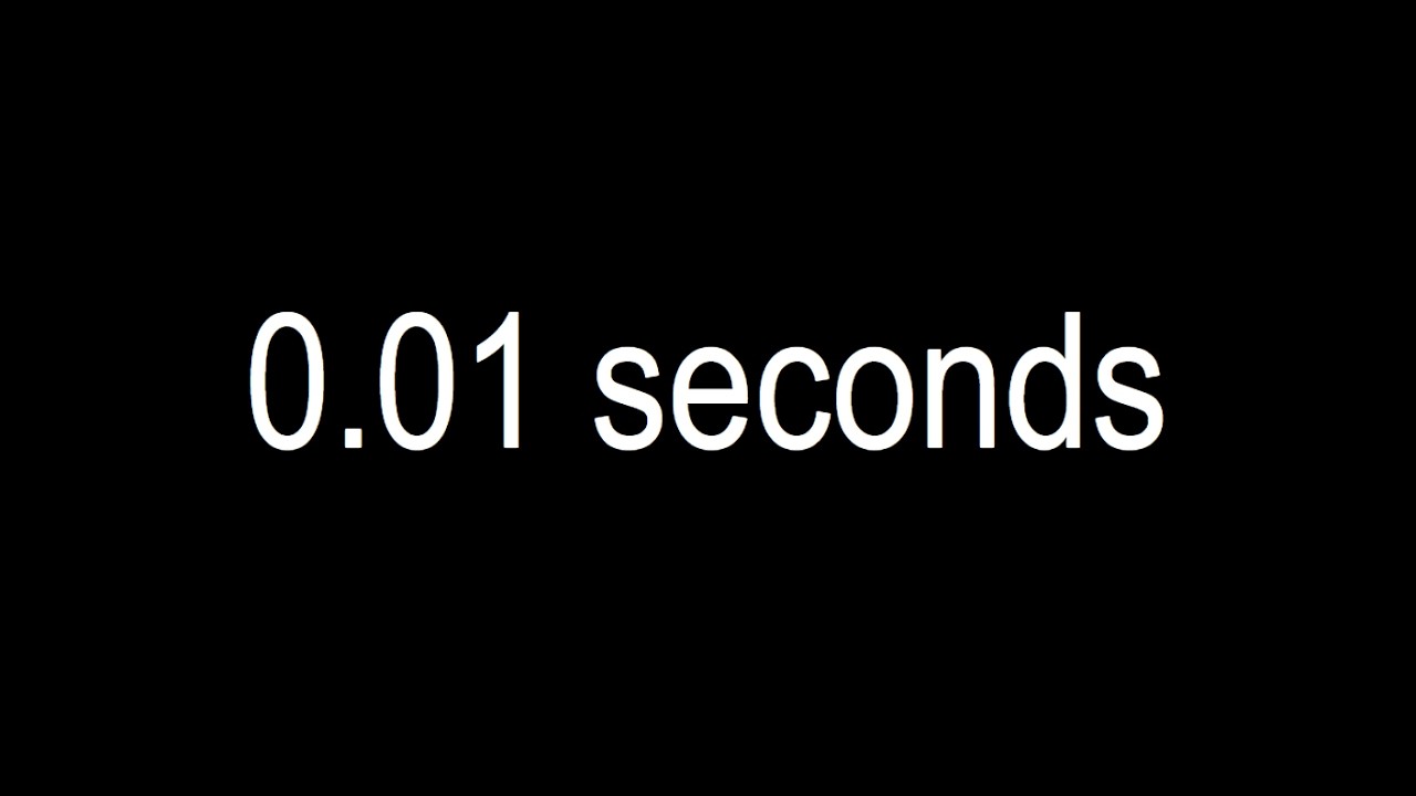 Shortest video on Youtube.