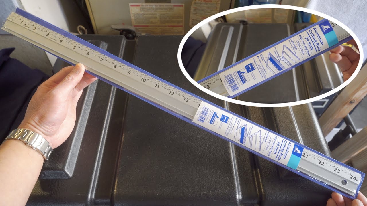 Shinwa 24&Prime; Aluminum Cutting Ruler Unboxing 📏 [ASMR]