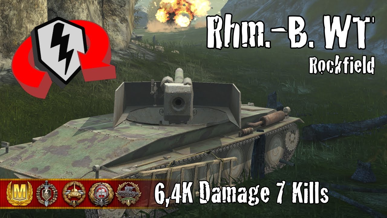 Rhm.-Borsig Waffentr&auml;ger  |  6,4K Damage 7 Kills  |  WoT Blitz Replays