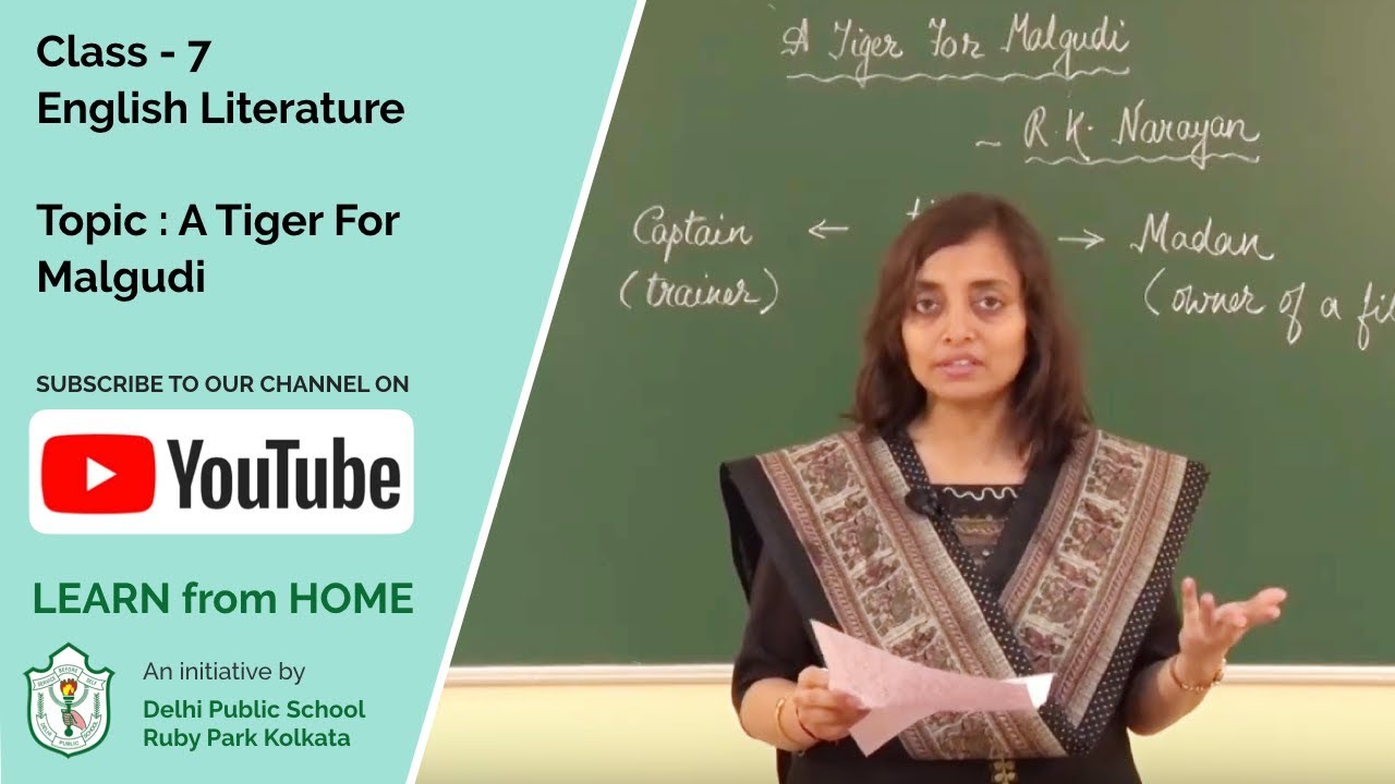 Class VII - English Literature | A Tiger For Malgudi | Online Classes- DPS Ruby Park Kolkata
