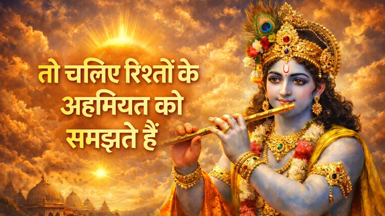 तो चलिए रिश्तों की अहमियत को समझते हैं | Krishna Motivational Story #motivational 