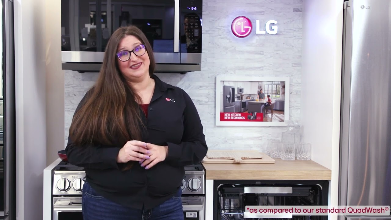 LG Show & Tell: Meet the FlushFit Dishwasher LDNTH862S with BlastZone Bottle Wash