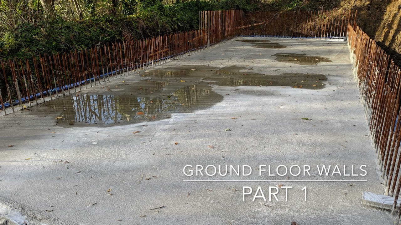 ICF Ground Floor Walls - #1 - Cleanup, Waterproofing and Radon Barrier