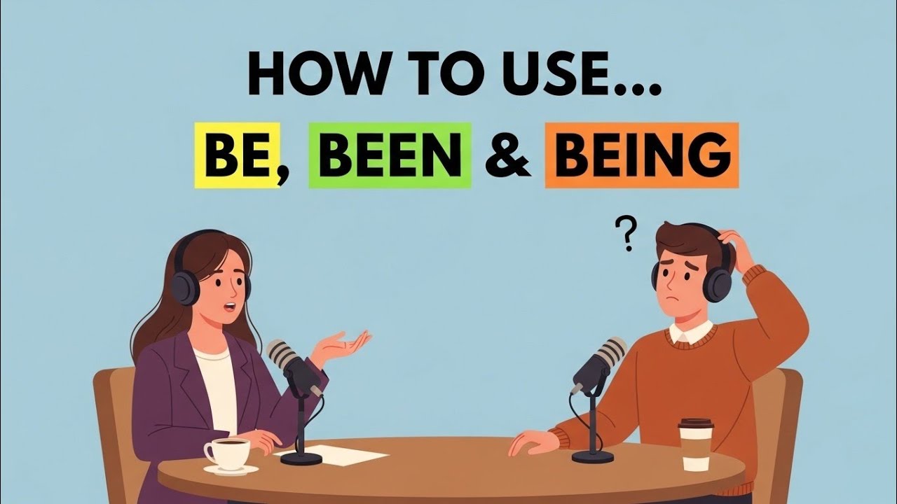 Научитесь использовать Be, Been и Being в английском языке | Простой разговорный английский для н...