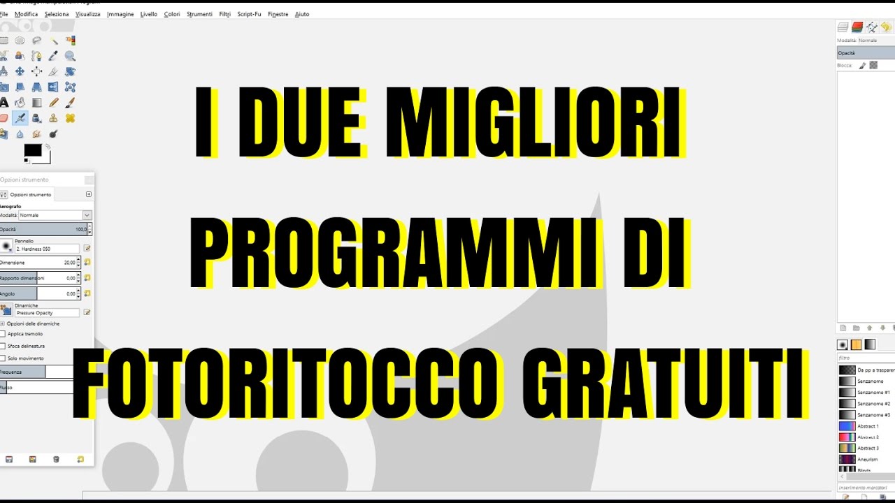 I due migliori programmi di fotoritocco gratuiti