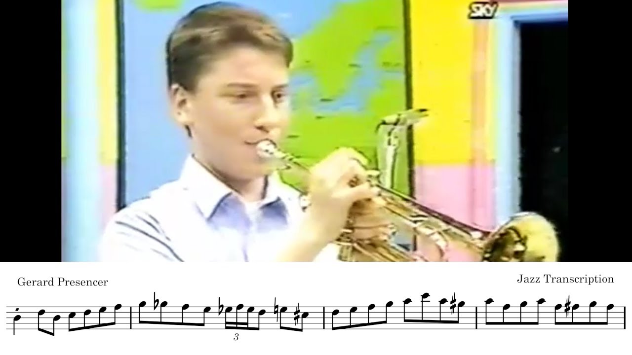 Before They Were Famous Pt. 2 Gerard Presenter | Jazz Trumpet Transcription 