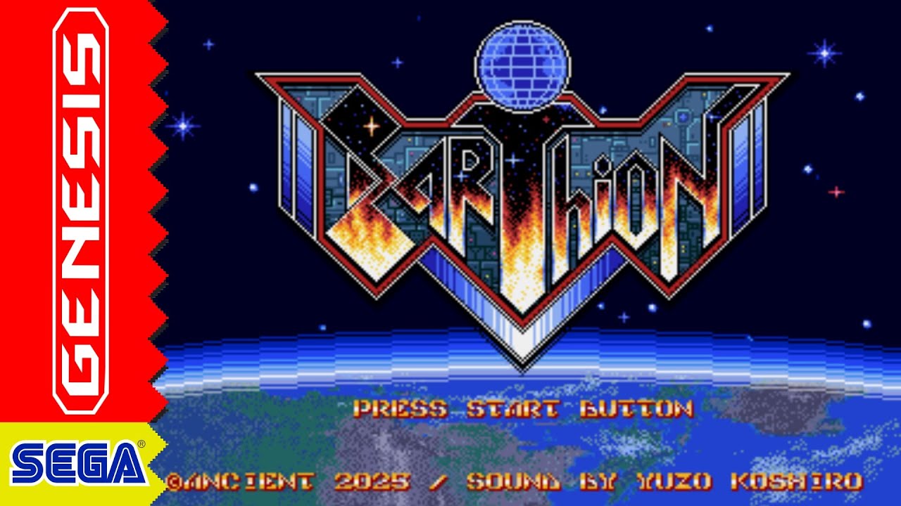 Earthion - Hoshot Mode - (Sega Genesis) - Full Longplay [4K60]