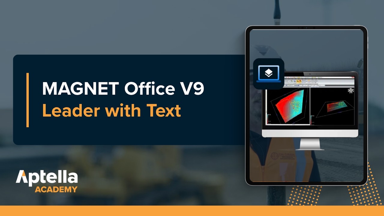 Topcon Office V9 – Leader with Text