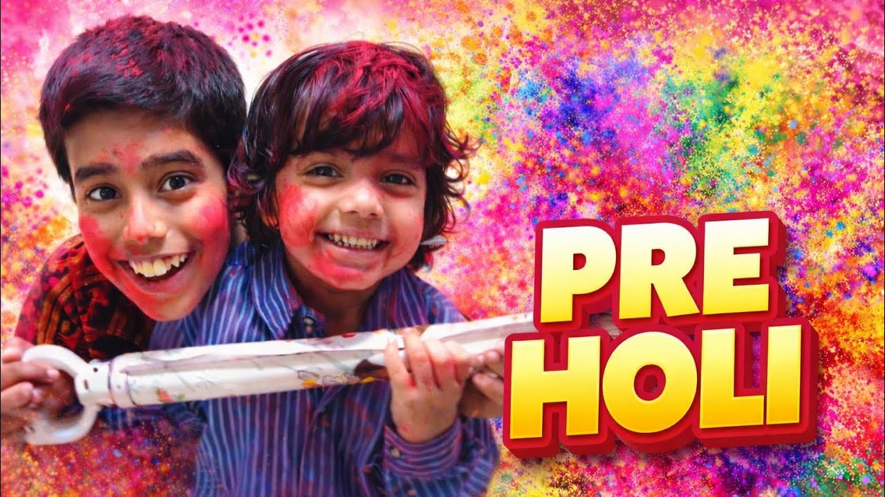 vlog #38 Pre Holi Celebration 2026 🎨 | Cute Sibling Holi Fun | Early Holi Vlog 😍