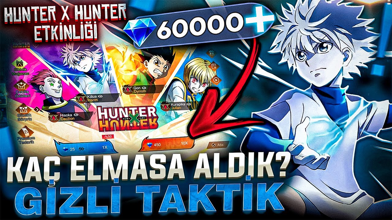 HUNTER X HUNTER KOSTÜMLERİ KAÇ ELMASA ALINIR? | Dyrroth Gameplay | Mobile Legends