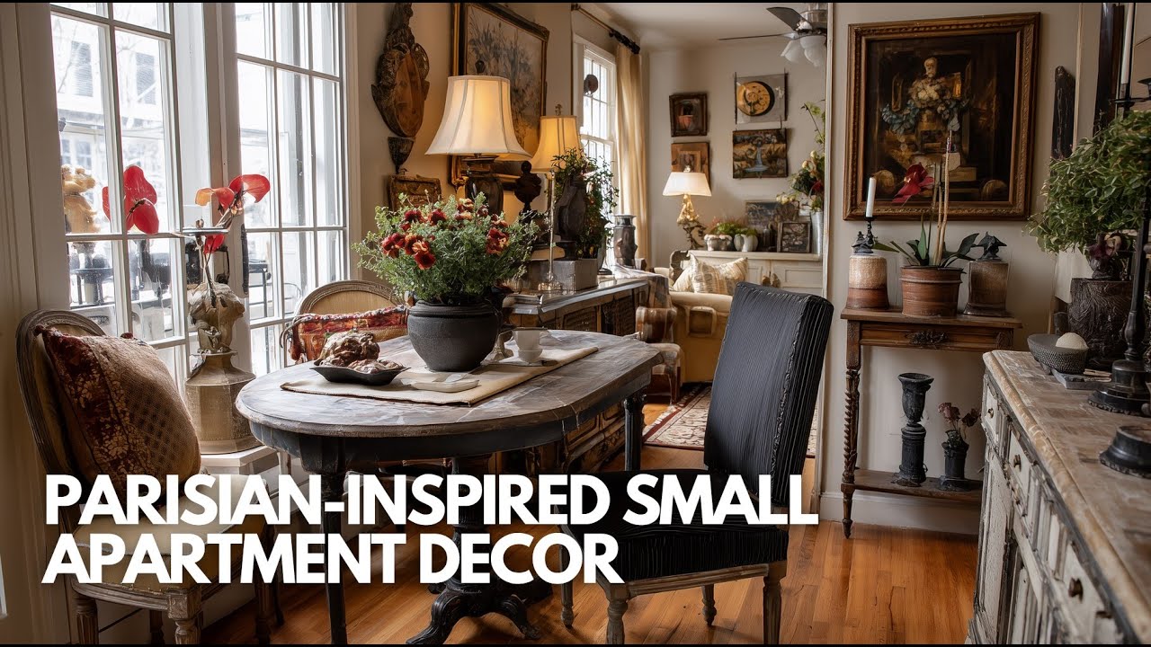 Parisian Inspired Small Apartment Decor That Captures the Essence of Classic French Elegance