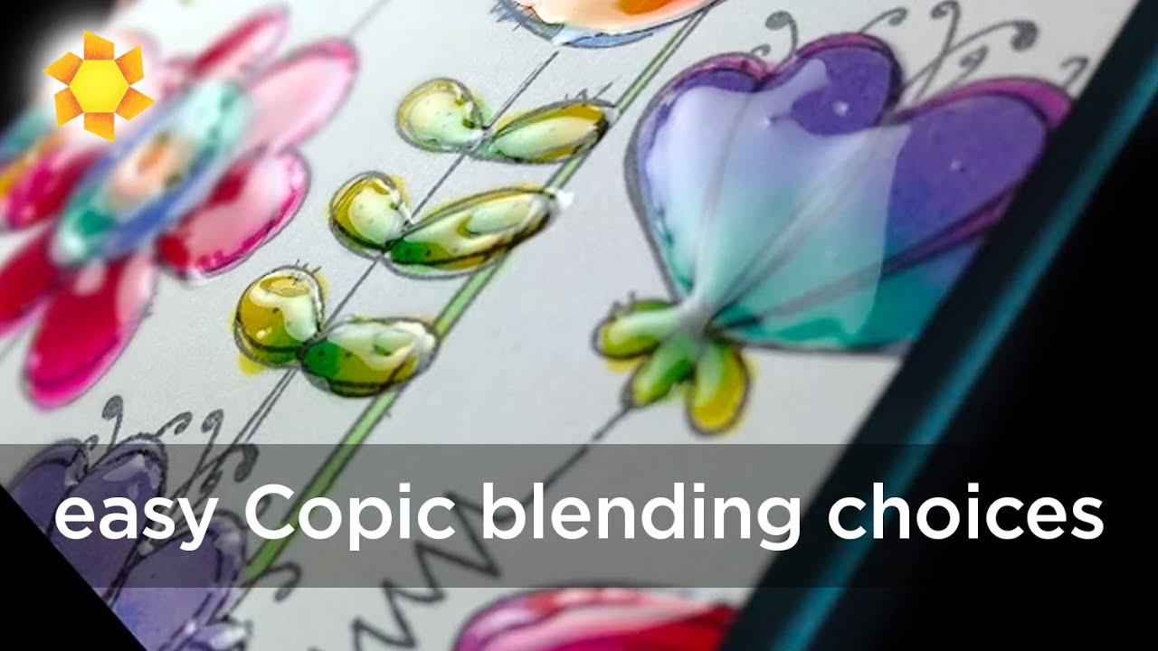 Easy Copic Blending using Analagous Colors