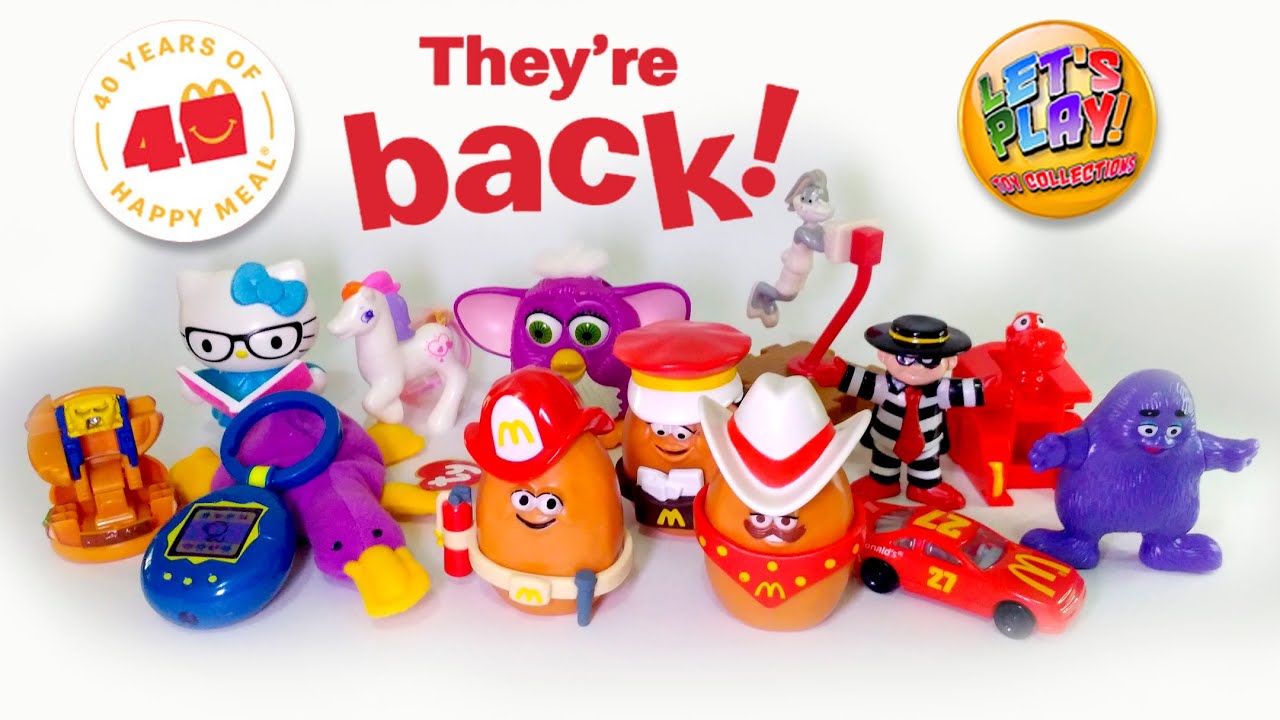 2019 McDonald's Happy Meal 40th Anniversary Surprise Toys