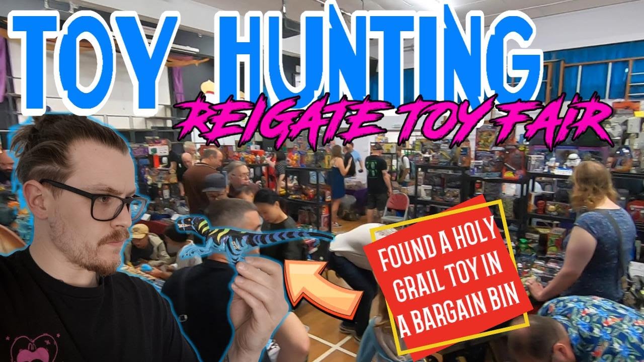RETRO TOY HUNTING AT THE NEW REIGATE TOY FAIR. FOUND A HOLY GRAIL TOY IN A BARGIN BIN!