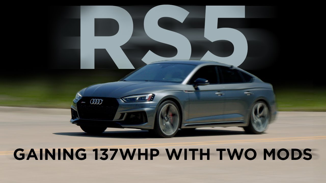 Stage 2 Audi RS5 Gets MASSIVE Power Gains! | Intake, Downpipes & Tune
