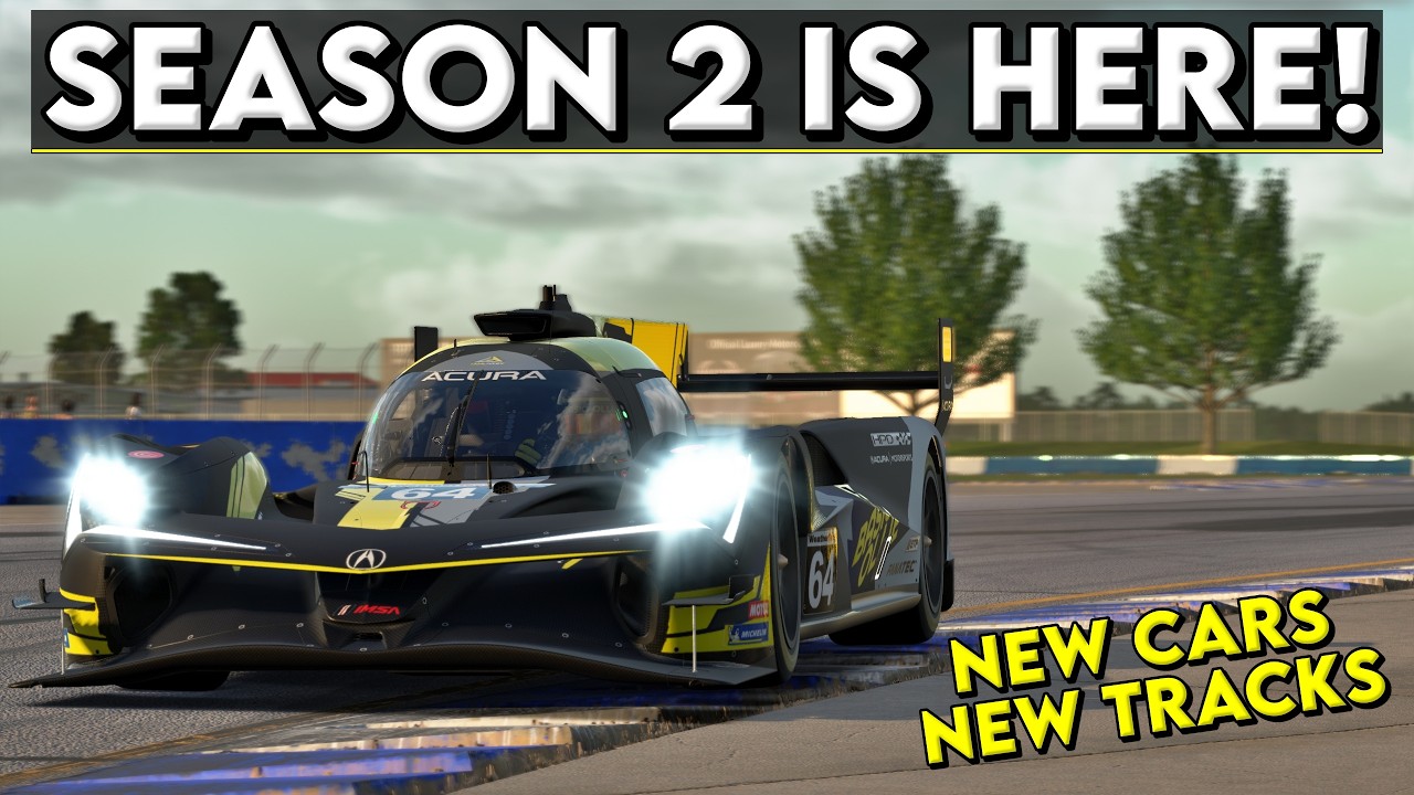 SEASON 2 IS HERE! - New Weekly Races On iRacing