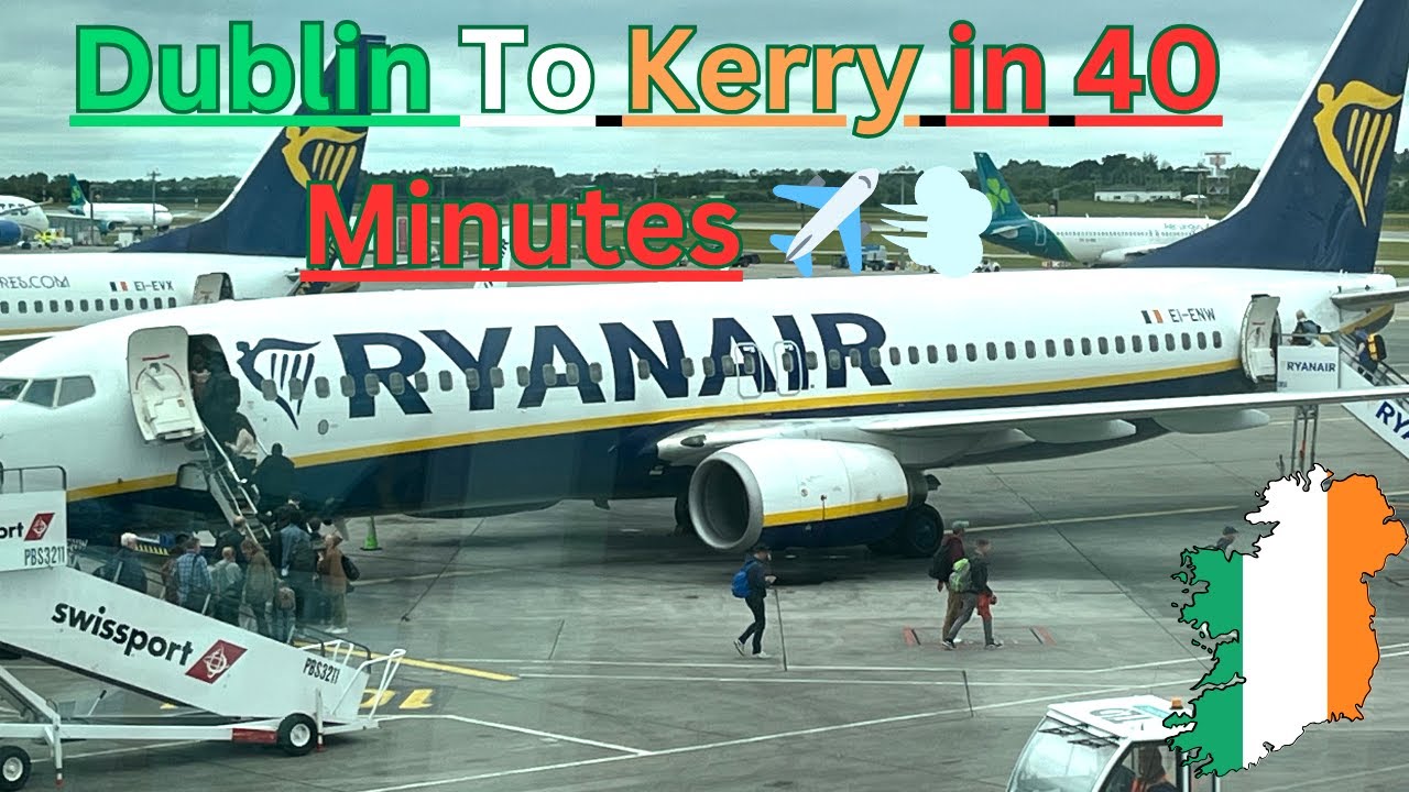 Dublin To Kerry Airport in Only 40 minutes? 🇮🇪   4K