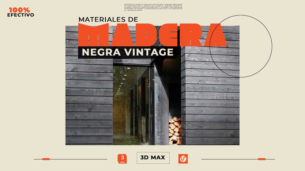 🟧MADERA PBR 3D MAX VRAY  Quemada  Fotorealista.Vray #pbr # rendering