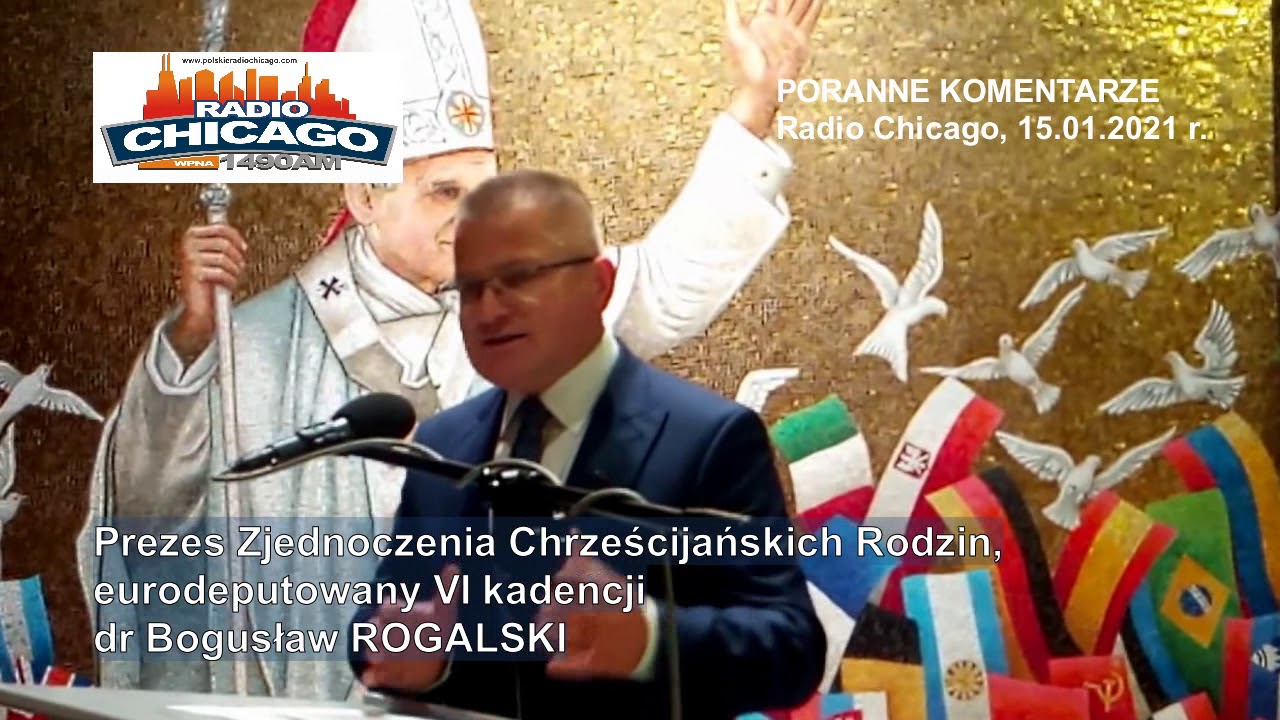 Prezes ZChR dr Bogusław Rogalski dla Radia Chicago 1490 AM z 15.01.2021 roku o sytuacji w USA