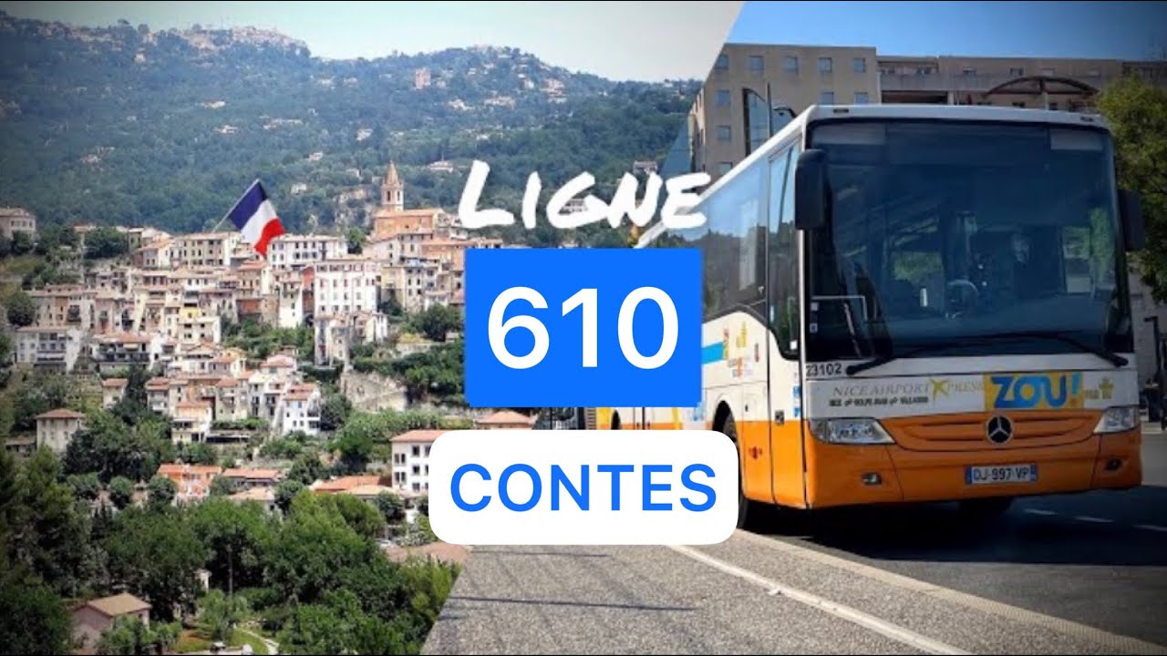 Zou ! • Ligne 610 • Nice ➜ Contes.