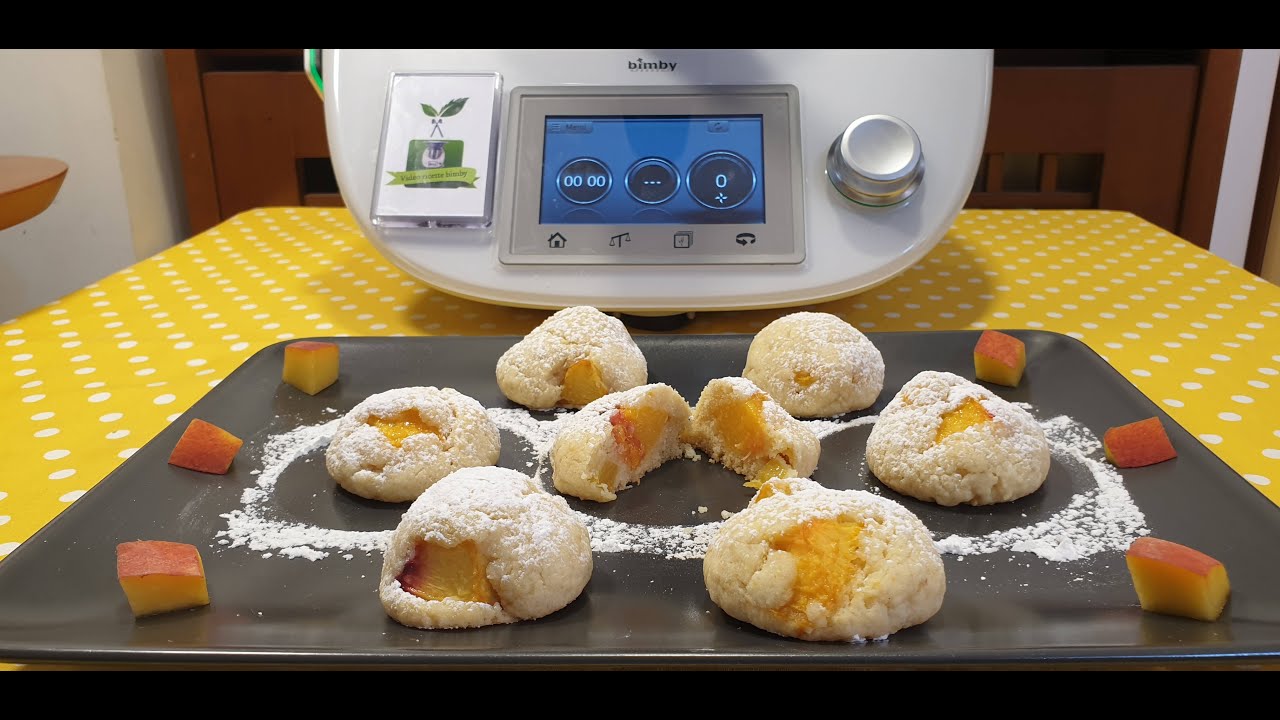 Biscotti alle pesche per bimby TM6 TM5 TM31 TM21