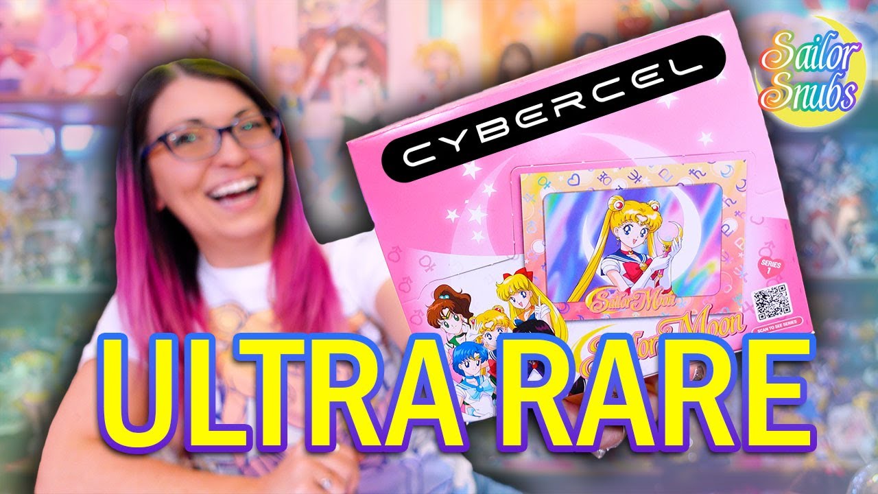 CYBERCEL x SAILOR MOON TRADING CARDS?! FULL SERIES 1 UNBOXING AND REVIEW + ULTRA RARE!!