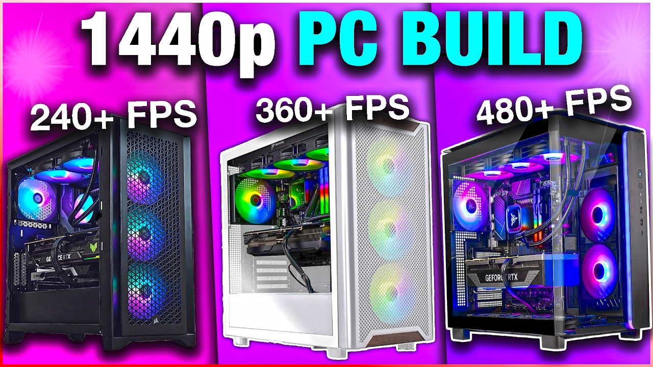 🔥1440P Gaming is Cheap Again!🔥Best 1440p Gaming PC Build For ALL BUDGETS!