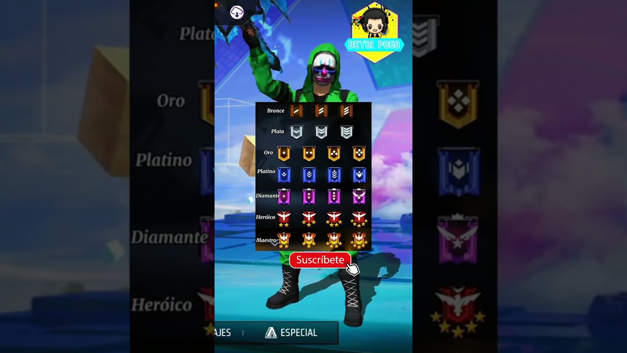 Qu&eacute; rango llegastes en BR-Clasificatoria en Free Fire - Sin mentir 🧐🔥 #diamantesgratis #diamantes