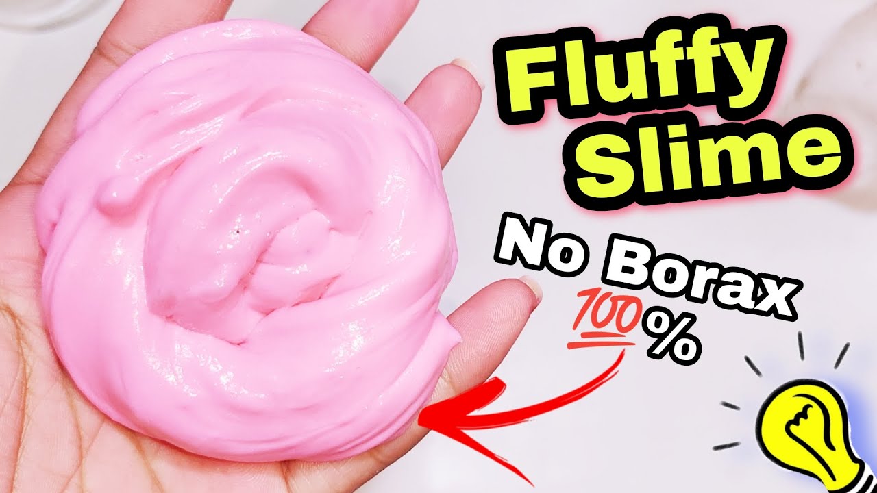 No Borax Slime💯How to make slime😈making slime without Borax activator #slime