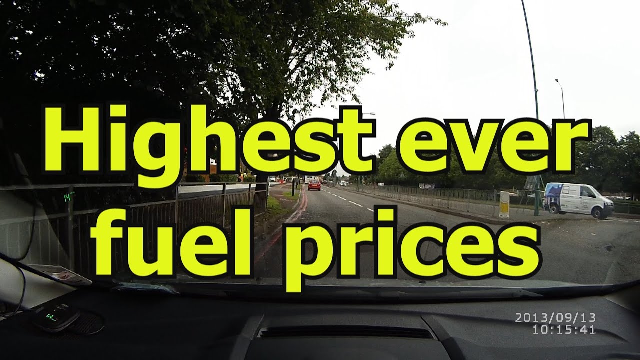 Highest ever fuel price in UK - 567p a litre!