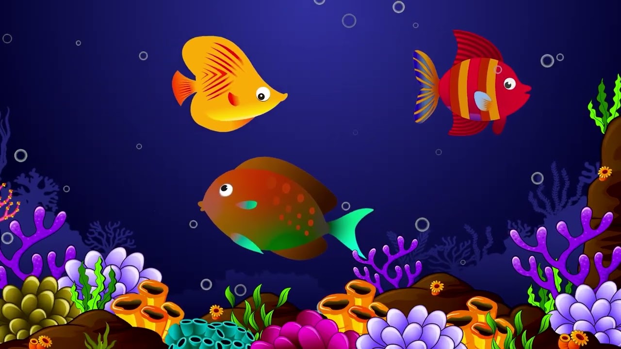 Mozart Baby Sleep Music 🎶 Calming Underwater Fish Animation #01