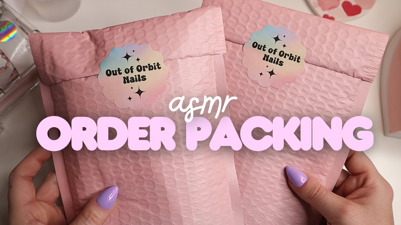 ASMR Packing Nail Orders 💅🏼