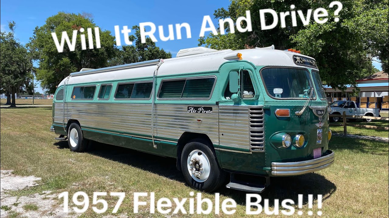 1957 flexible: Will It Run And Drive? 5 Million Mile Bus!