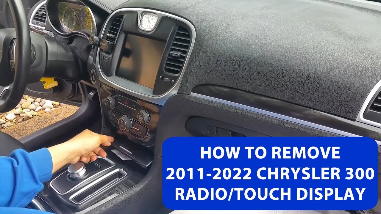 How To Remove / Replace Chrysler 300 Radio, Touchscreen Only (2011-2022).
