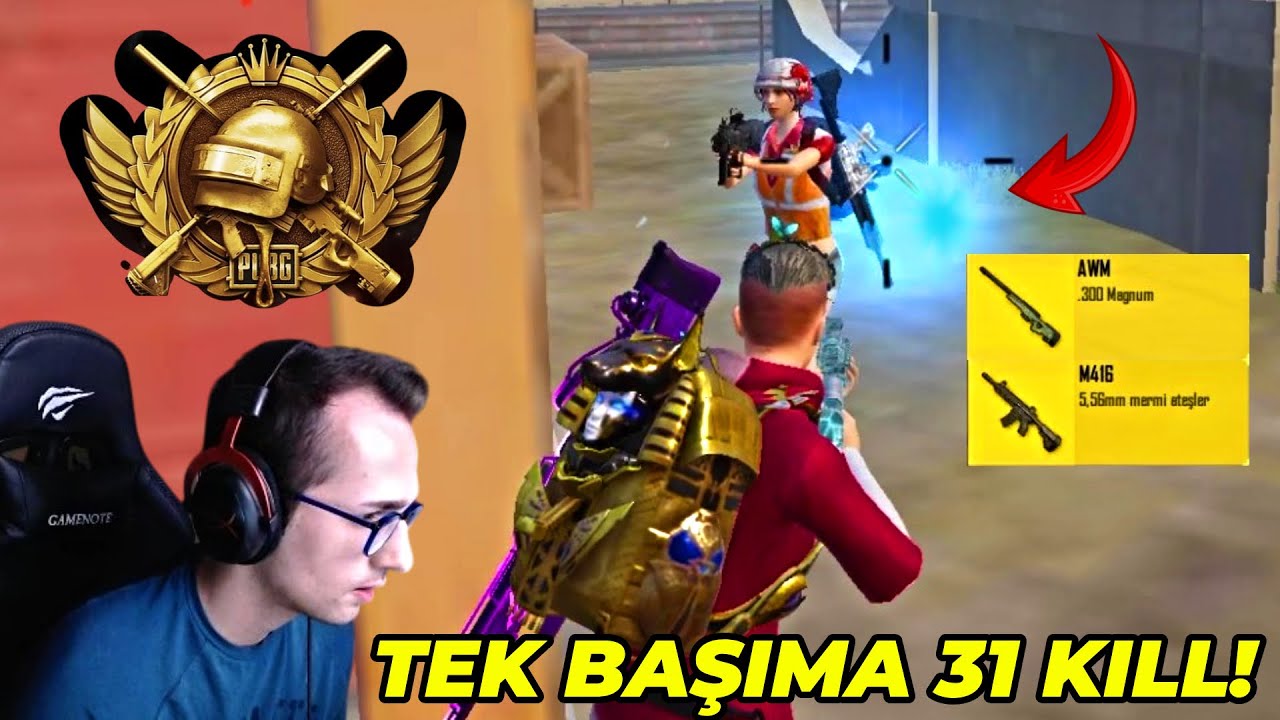 RANK MAÇINDA 31 KILL ALDIM ! PUBG MOBILE