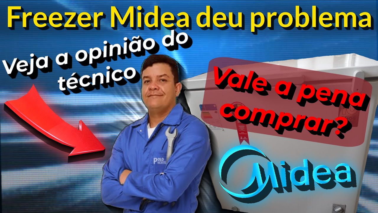 🎯FREEZER MIDEA NÃO GELA! RESOLVIDO
