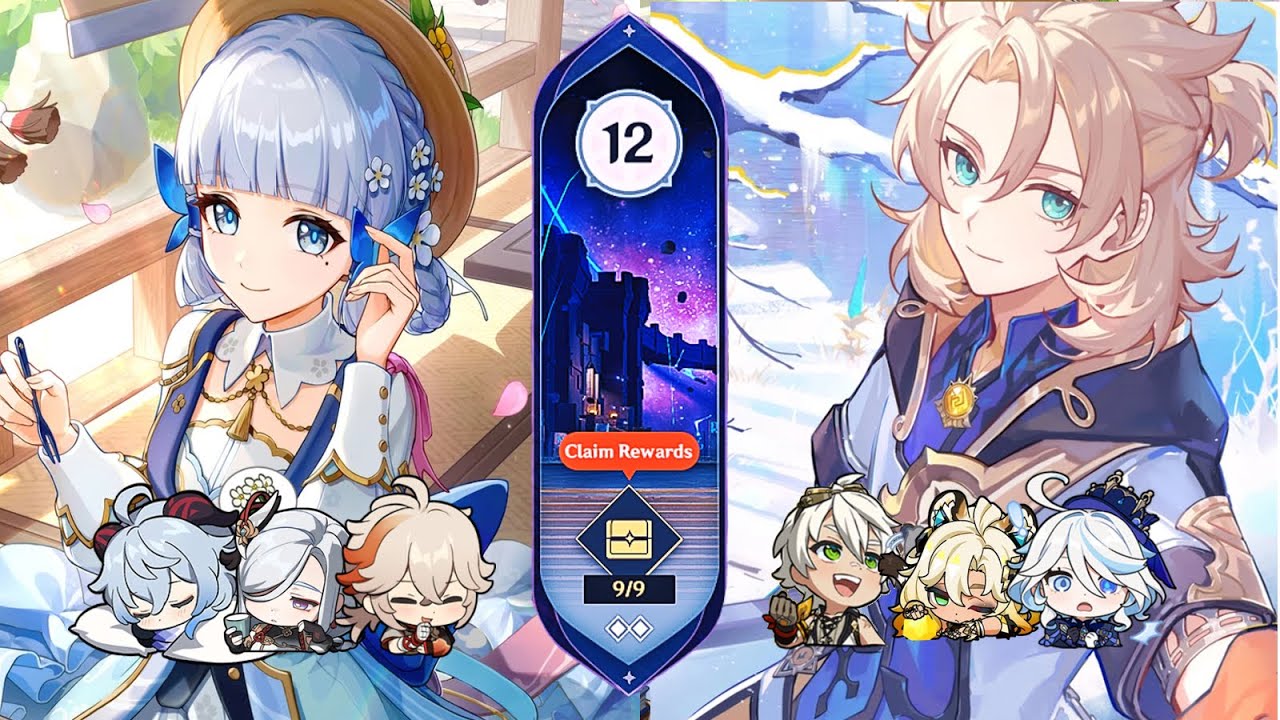 Genshin Impact Spiral Abyss - C0 Ayaka MonoCryo / C4 Albedo HyperCarry