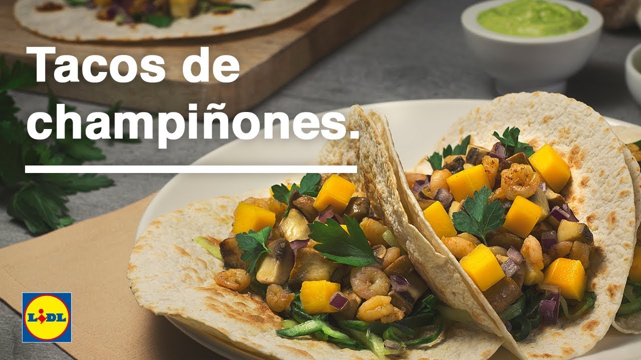Tacos de Champiñones 🌮🦐 | Recetas de Setas | Lidl España